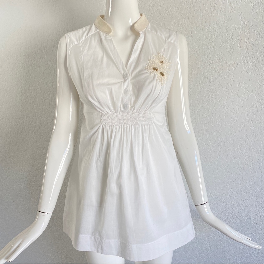 Brunello cucinelli white blouse
